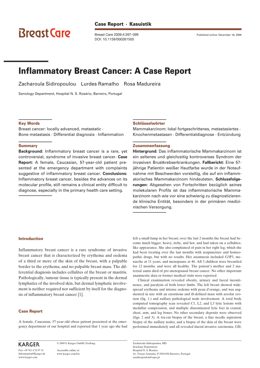 case study on breast cancer