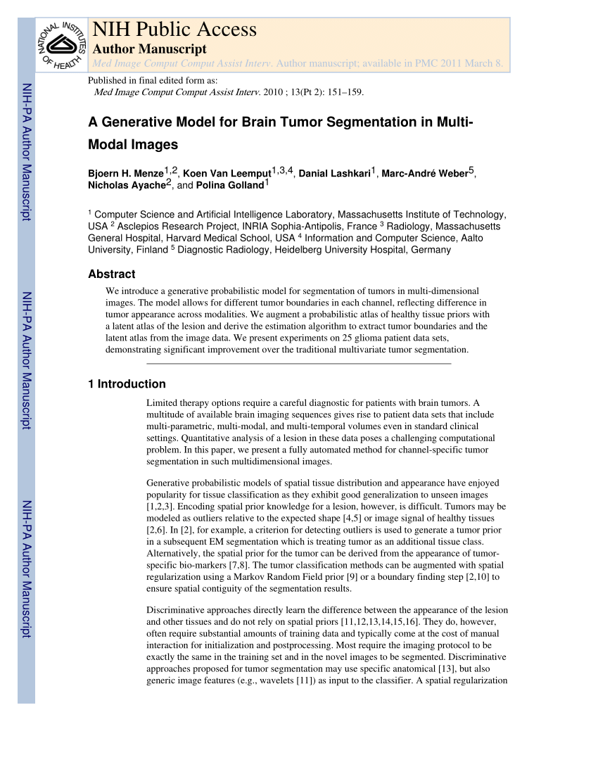 brain cancer research paper