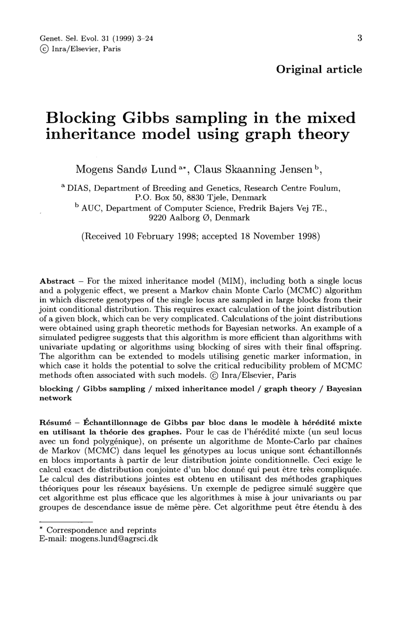 research paper on gibbs sampling