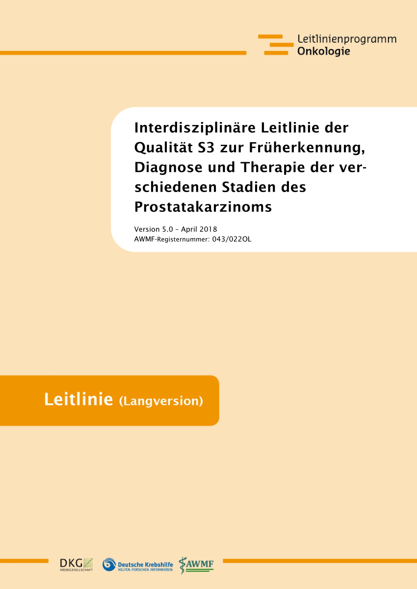 leitlinie prostatahyperplasie)