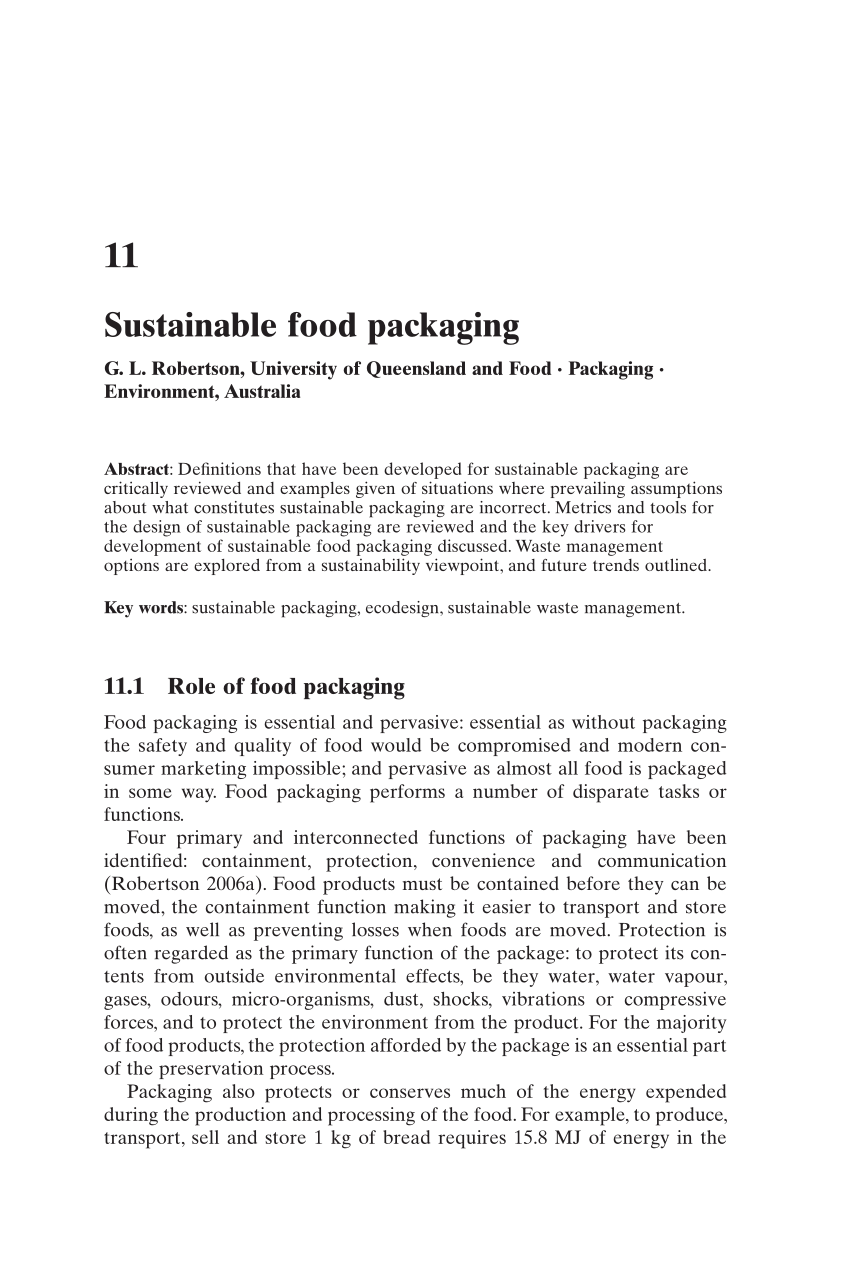 research paper on packaging pdf