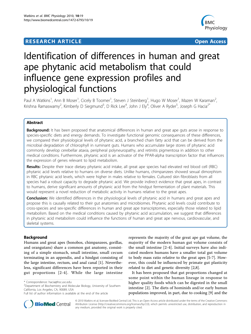 Comparative physiological anthropogeny: exploring molecular underpinnings  of distinctly human phenotypes