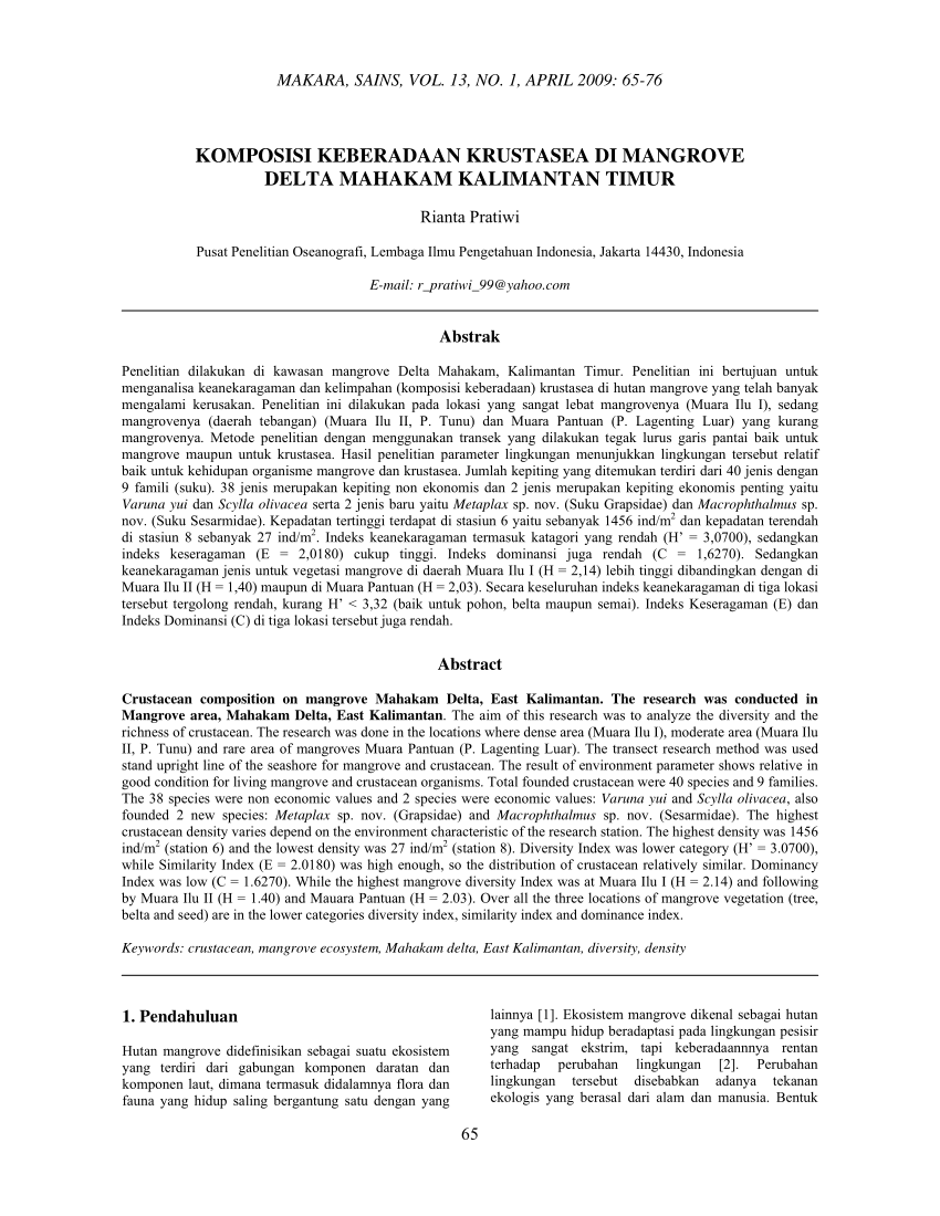 PDF Dampak Degradasi Lingkungan Terhadap