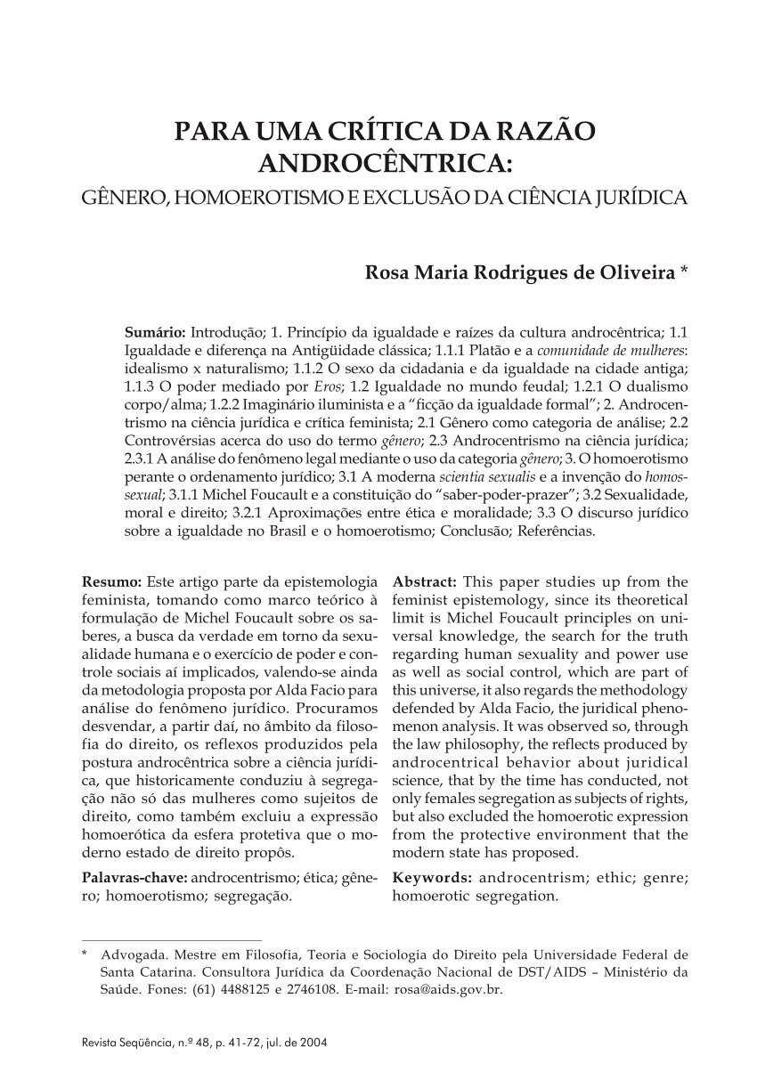 Androcentrismo, PDF, Science