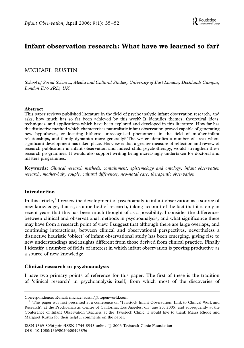 research paper on toddler