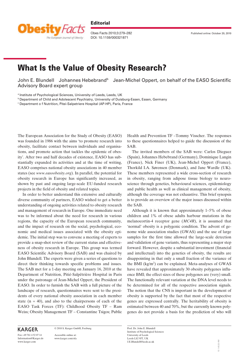 quantitative research title about obesity