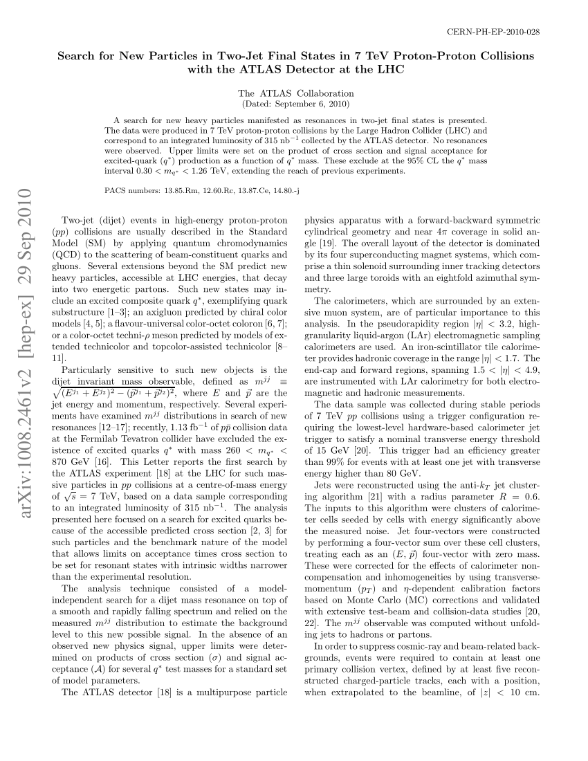 PDF Search for New Particles in Two Jet Final States in 7 TeV  