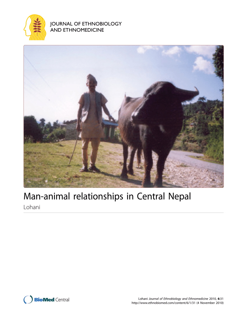 PDF) Man-animal relationships in Central Nepal