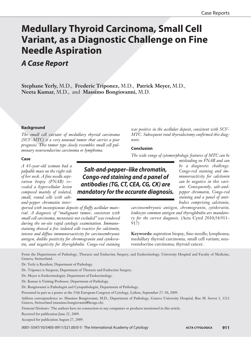 Atlas Of Fine Needle Aspiration Cytology Pdf Free Download