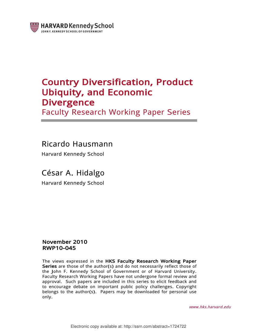 thesis on economic diversification
