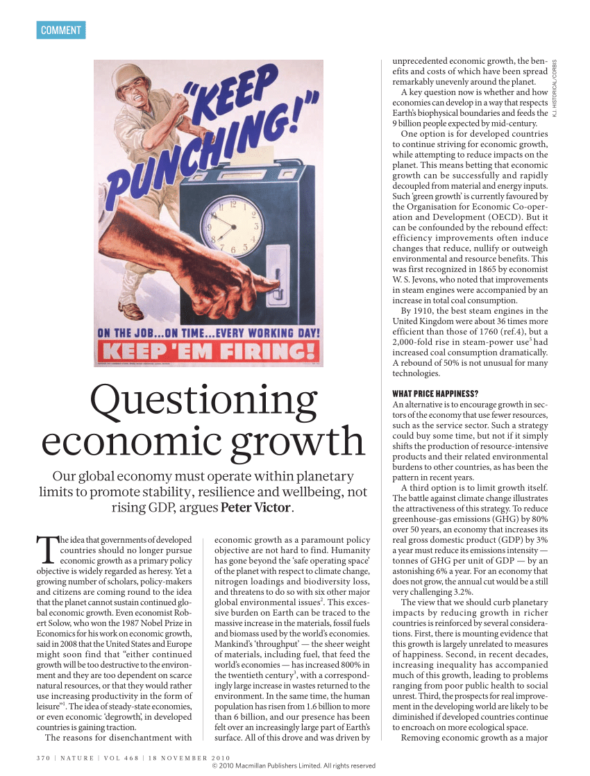 research question on economic growth