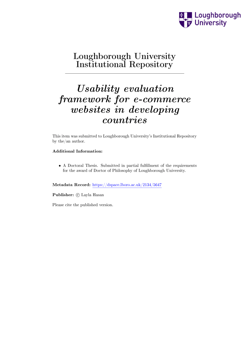 e commerce thesis pdf