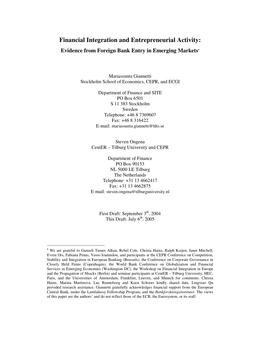 phd thesis financial integration