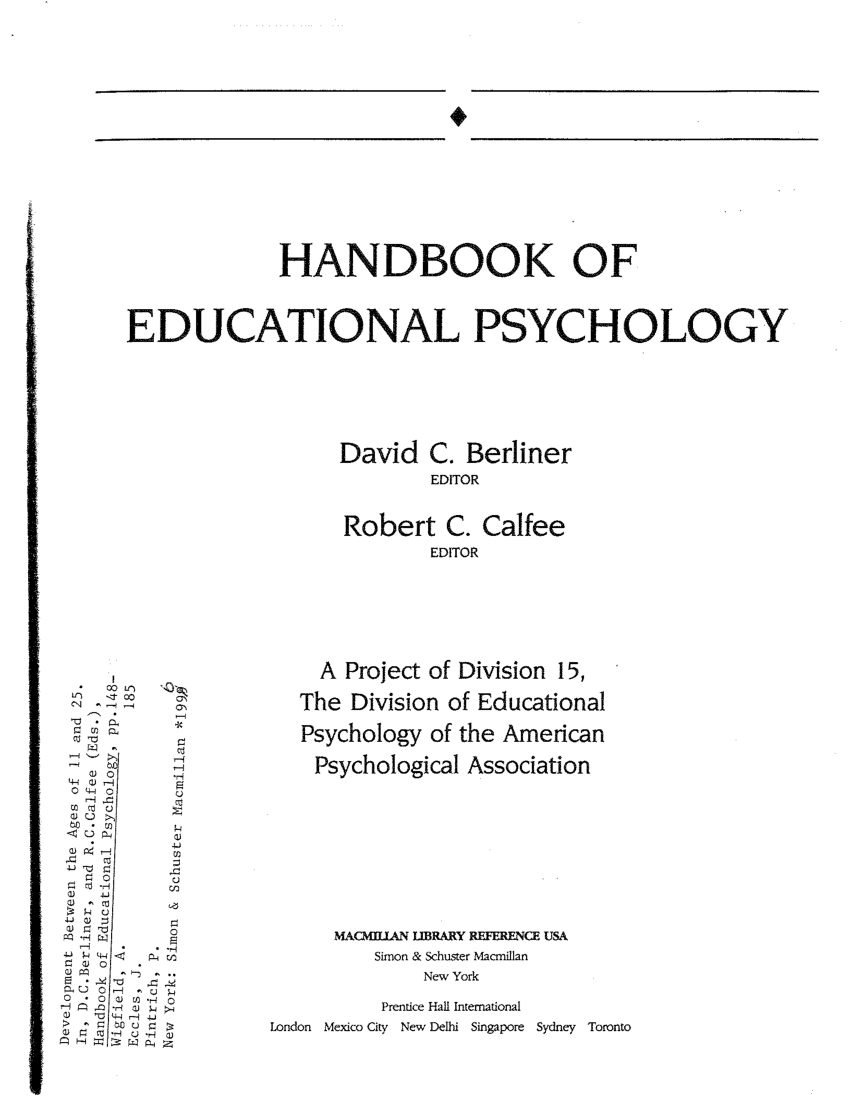 recent research topics in educational psychology