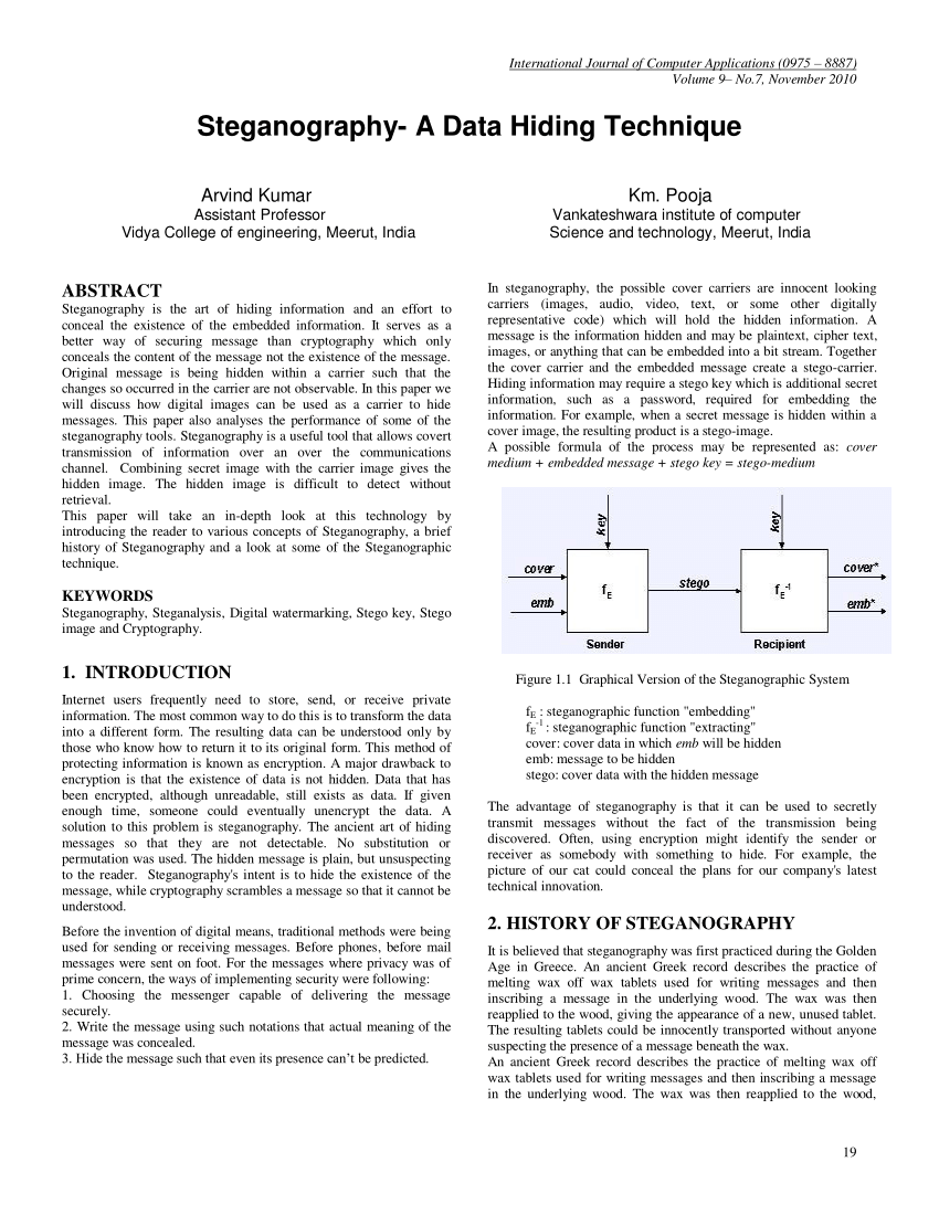 data hiding thesis