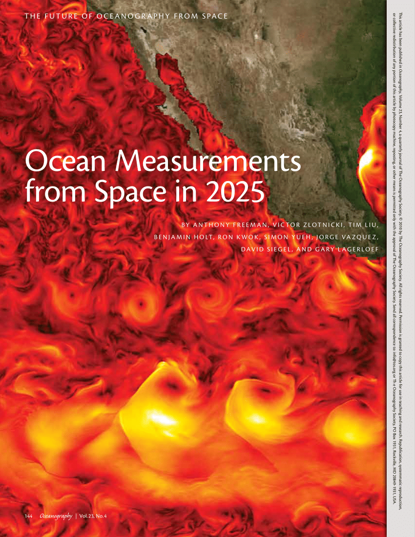 PDF) Ocean Measurements from Space in 2025