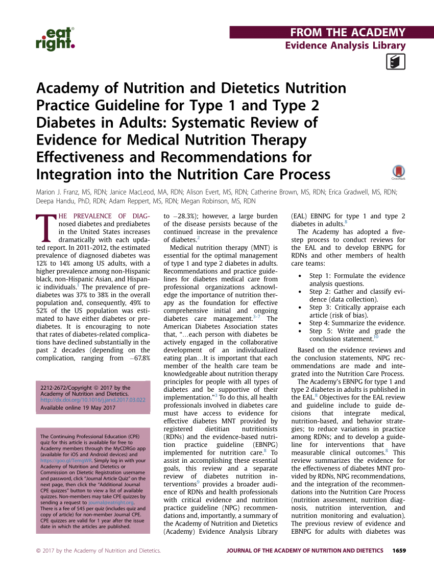 nutrition case study diabetes