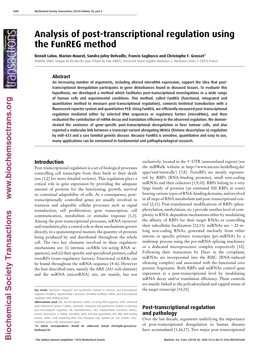 pdf-analysis-of-post-transcriptional-regulation-using-the-funreg-method