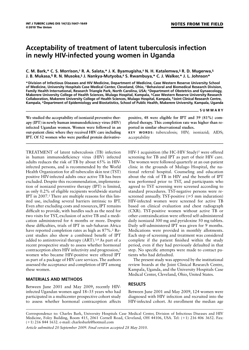hiv citas positivas en Uganda