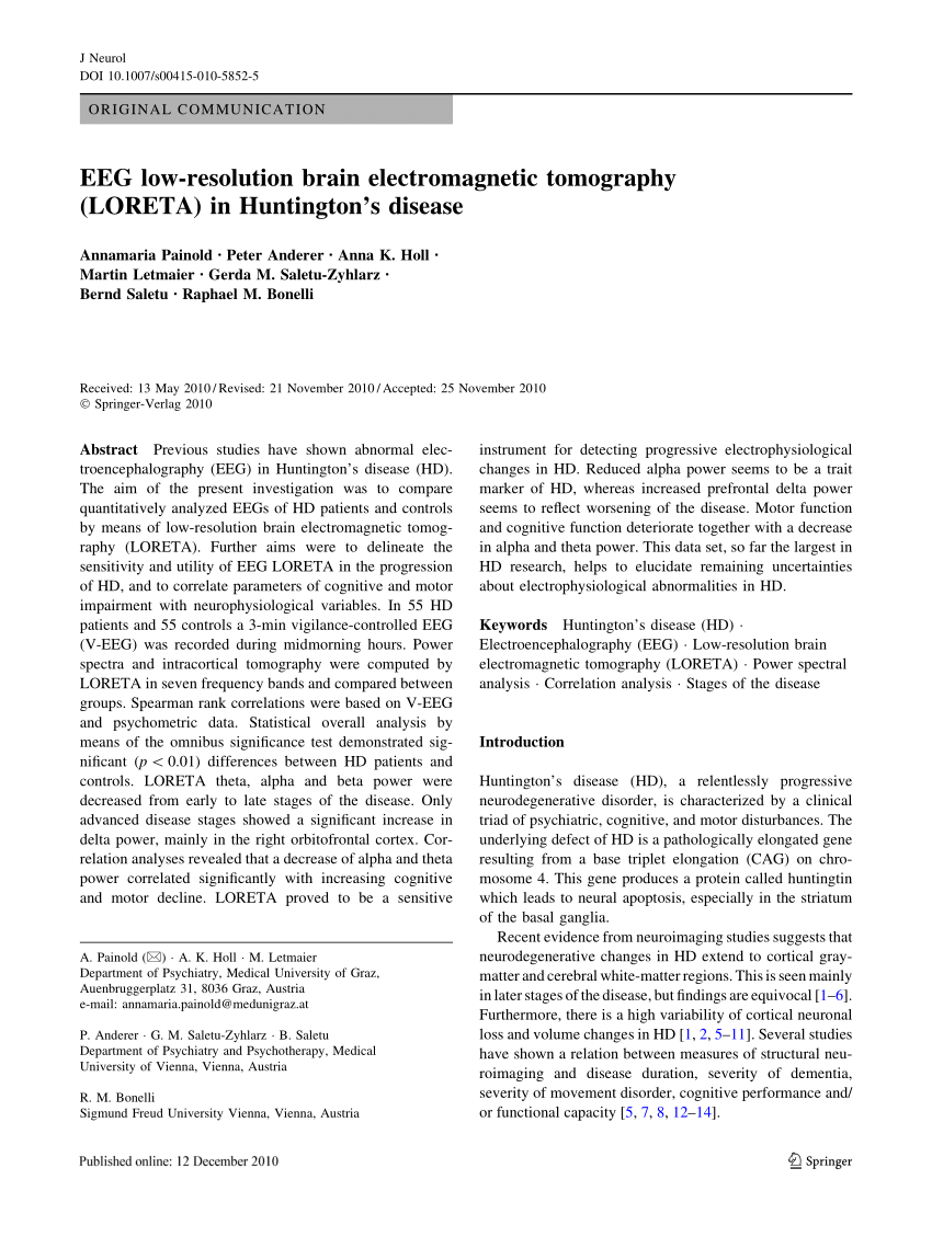 (PDF) EEG low-resolution brain electromagnetic tomography (LORETA) in Sns-Brigh10