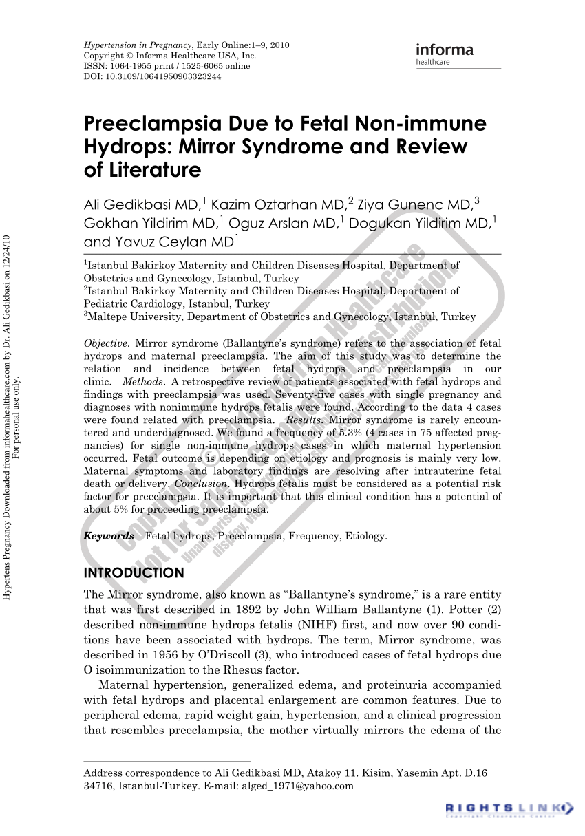 literature review on preeclampsia