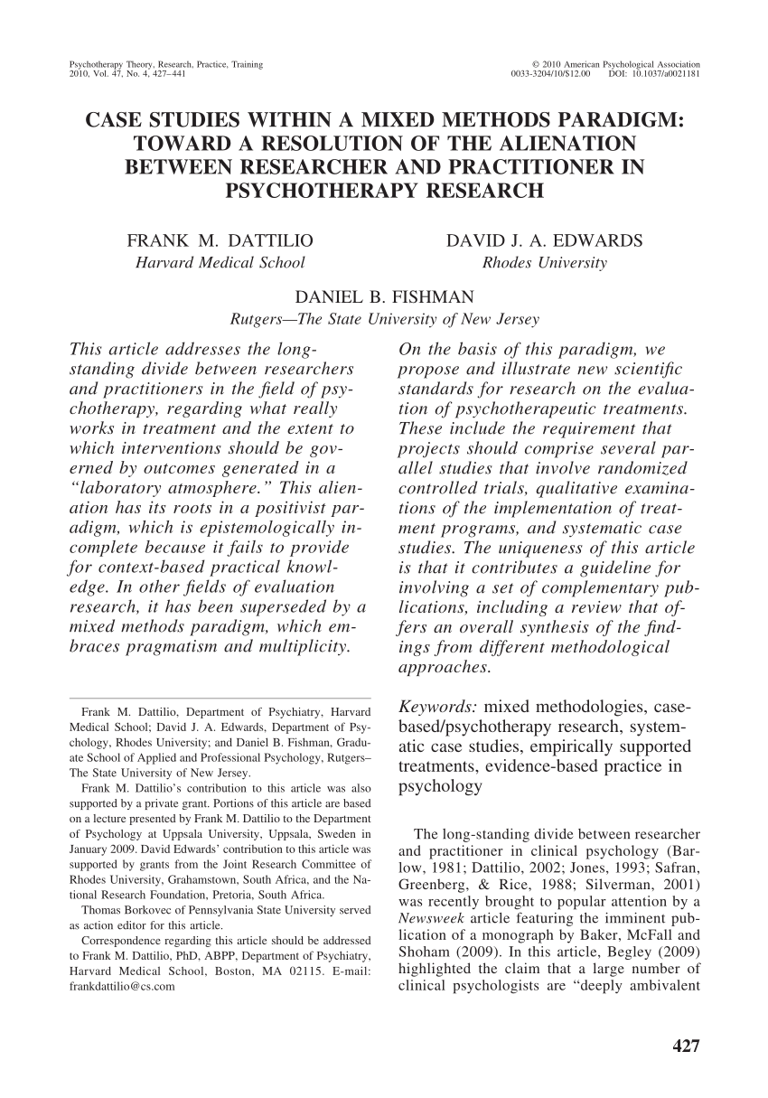case studies in psychology pdf