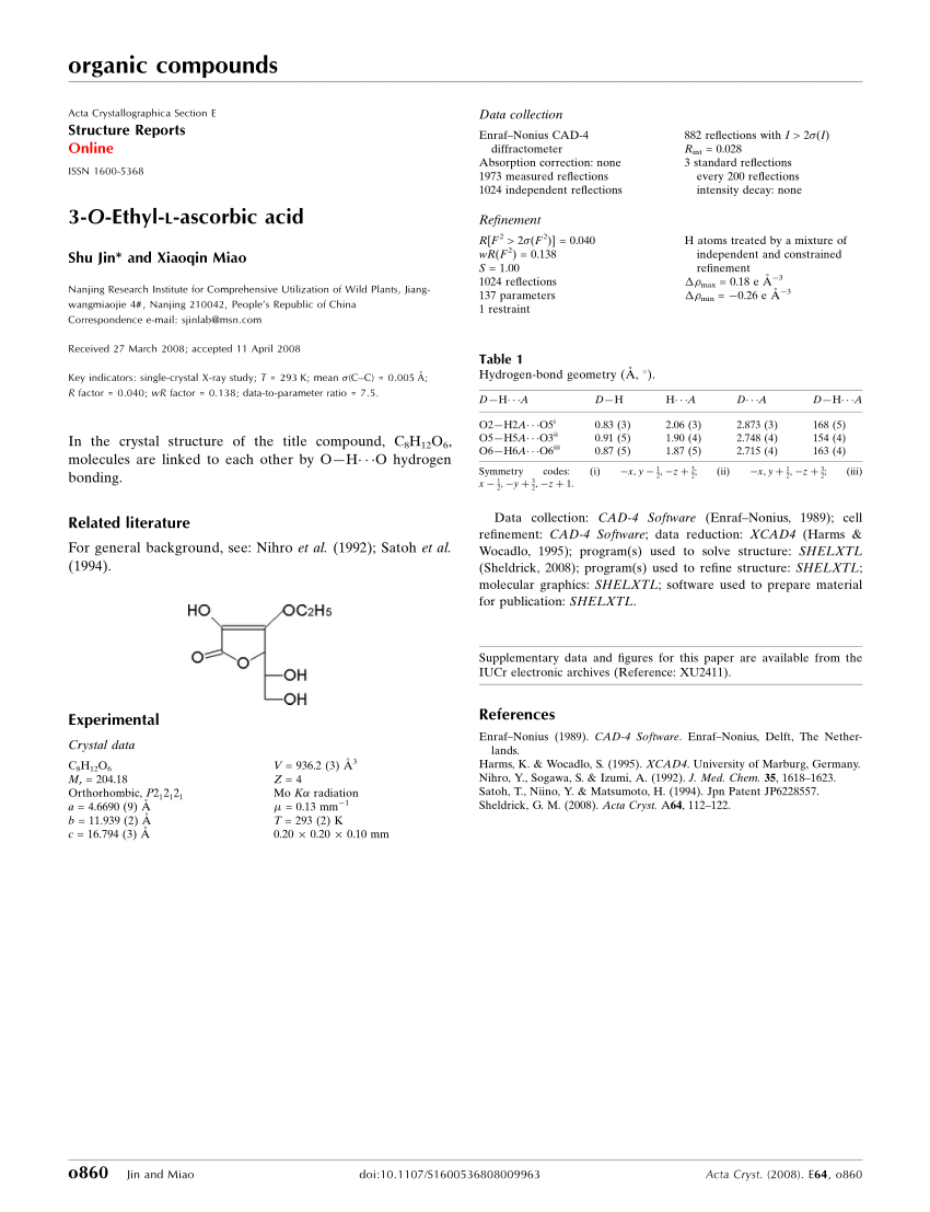 (PDF) 3OEthyllascorbic acid