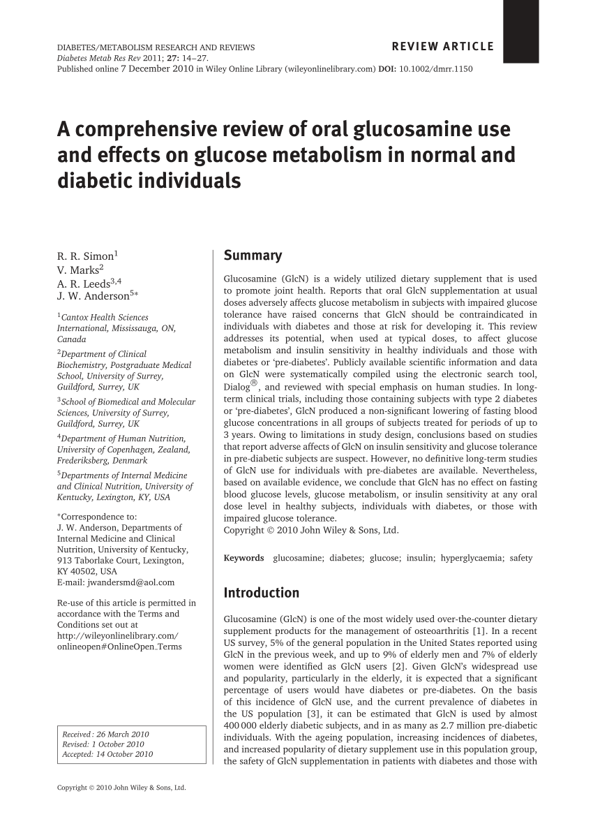 diabetes/metabolism research and reviews)