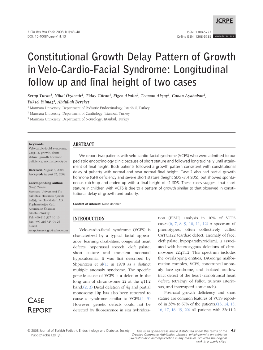 case study constitutional growth delay