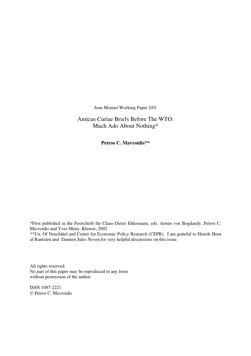 pdf-amicus-curiae-briefs-before-the-wto-much-ado-about-nothing