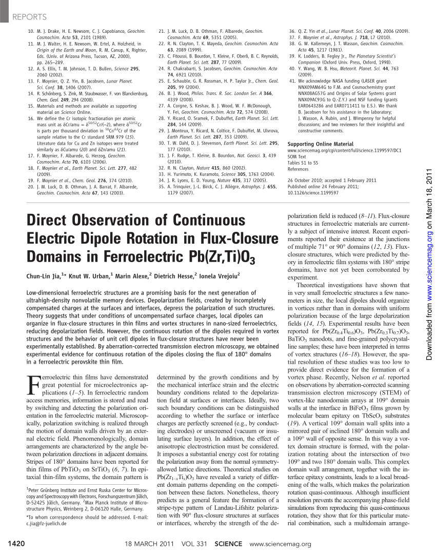 PDF) Direct Observation of Continuous Electric Dipole Rotation in 
