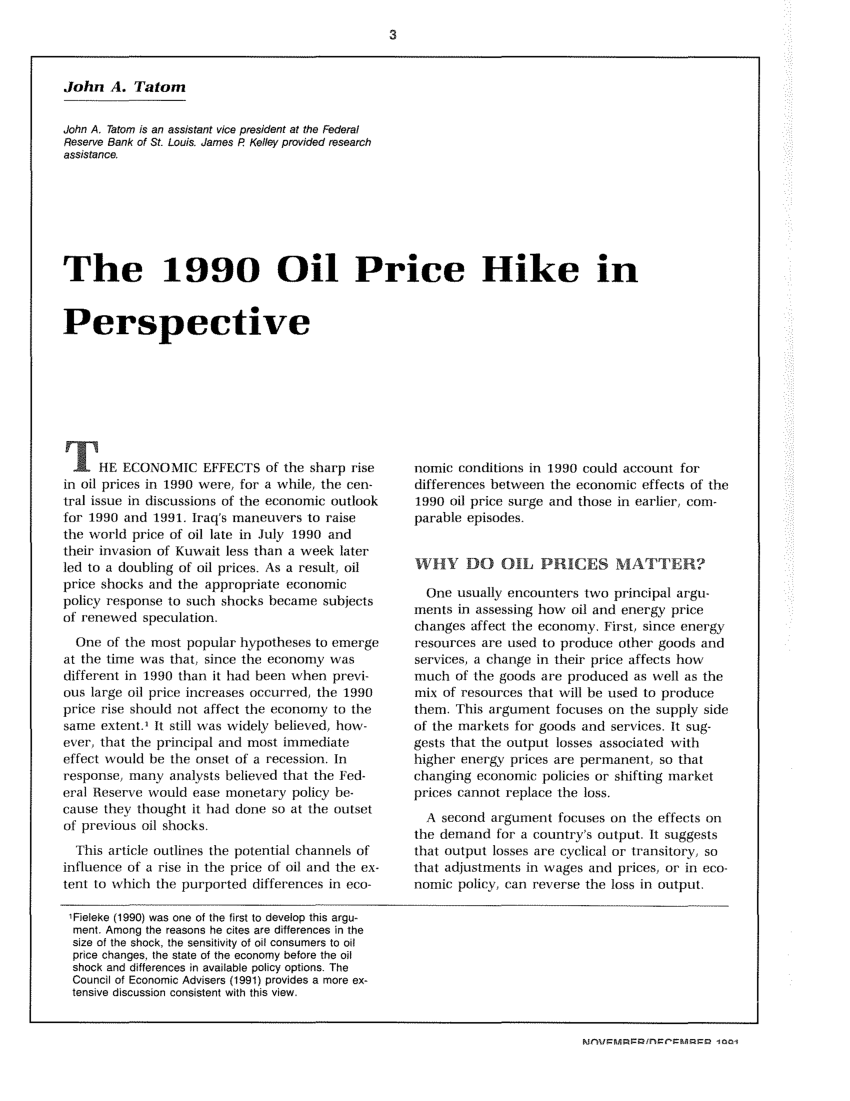 practical research chapter 1 about oil price hike