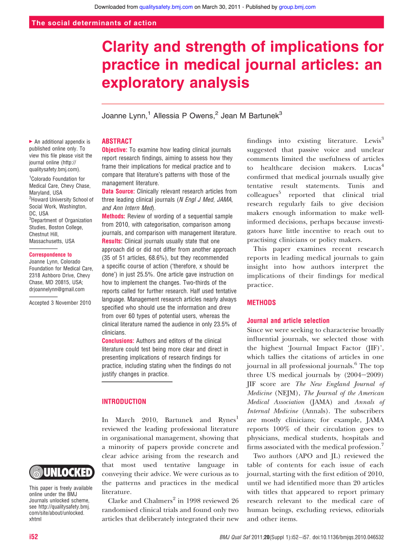 medical research related articles