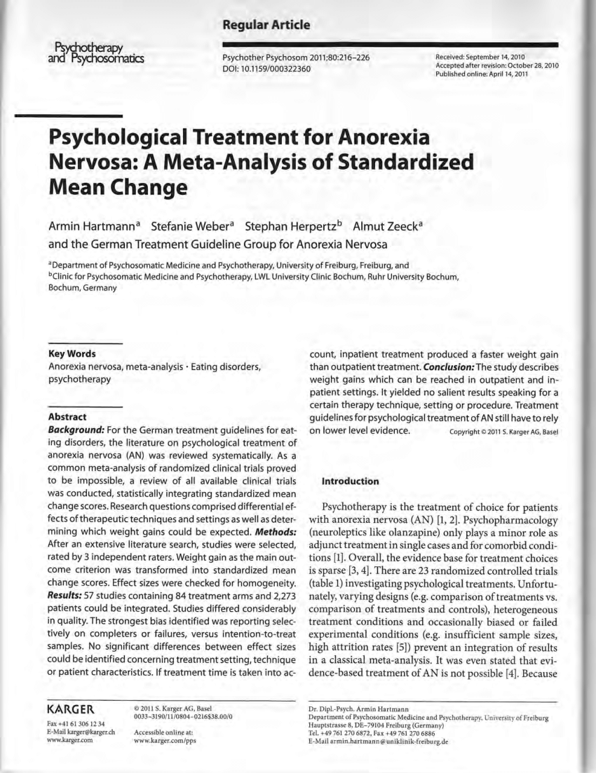 anorexia nervosa research paper pdf