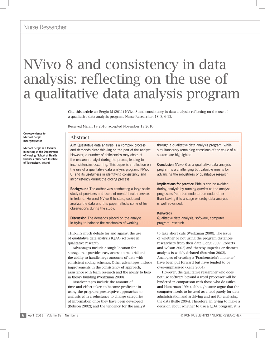 qualitative data analysis with nvivo