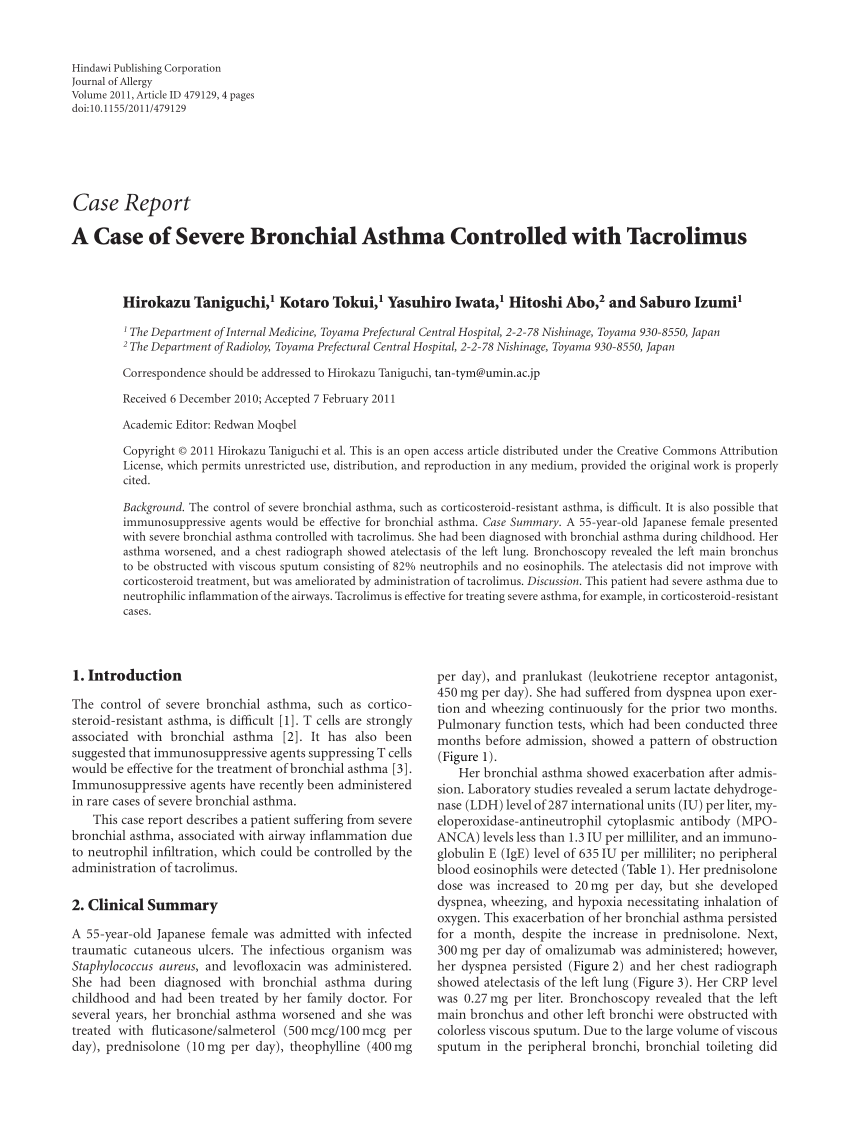 asthma case study pdf