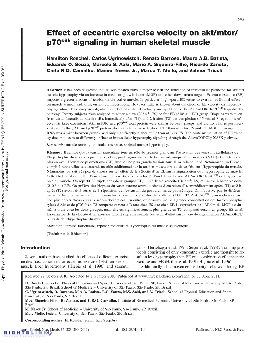 (PDF) PI3K/Akt/mTOR signaling pathway and targeted therapy 