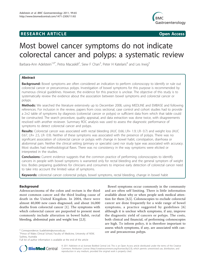 colorectal cancer review article