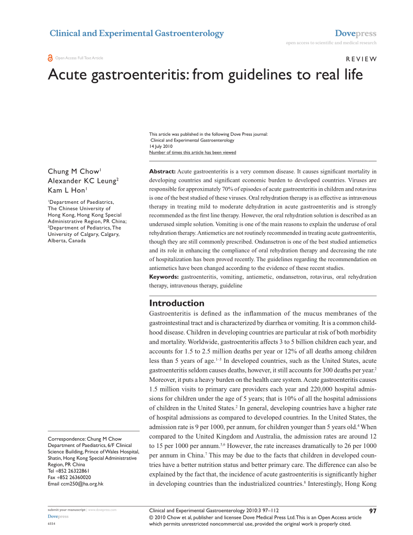 acute gastritis case study pdf