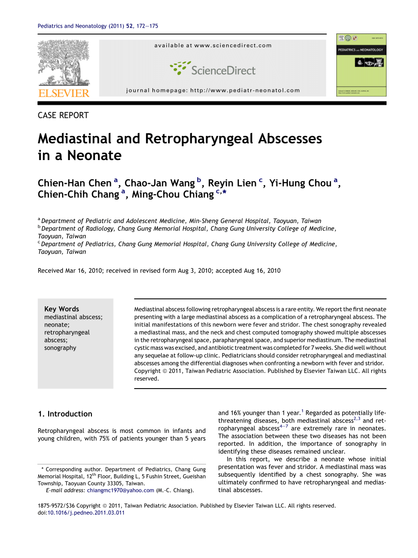 Anterior mediastinal masses in children - ScienceDirect