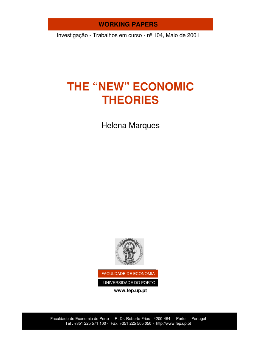 new economic theories assignment