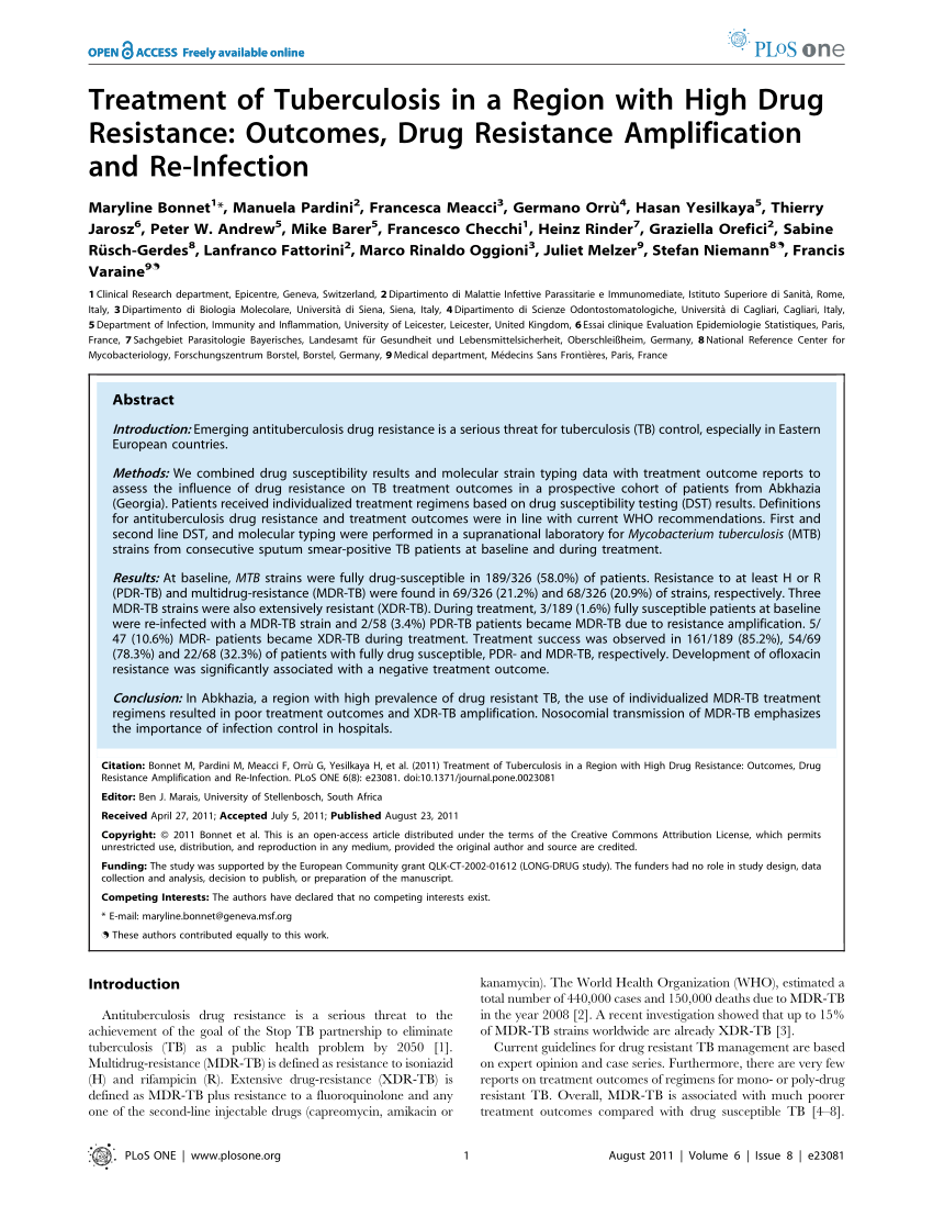 tuberculosis research paper
