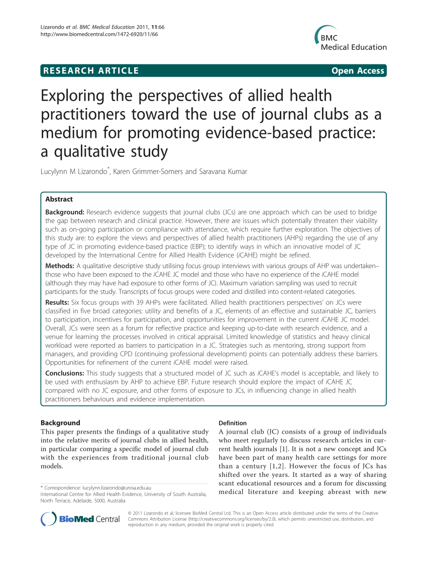 research on health practitioners