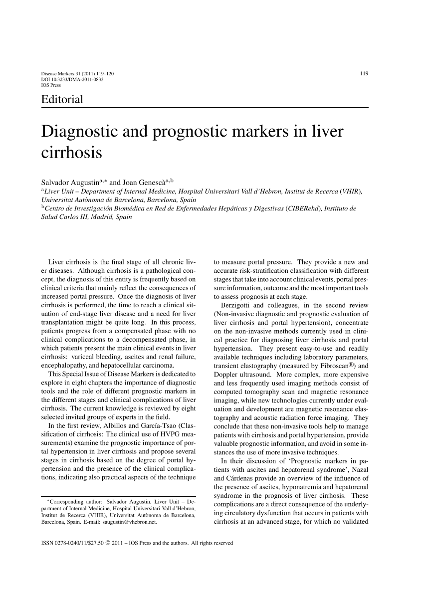 research article liver cirrhosis