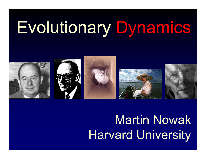 PDF) Evolutionary Dynamics: Exploring the Equations of Life