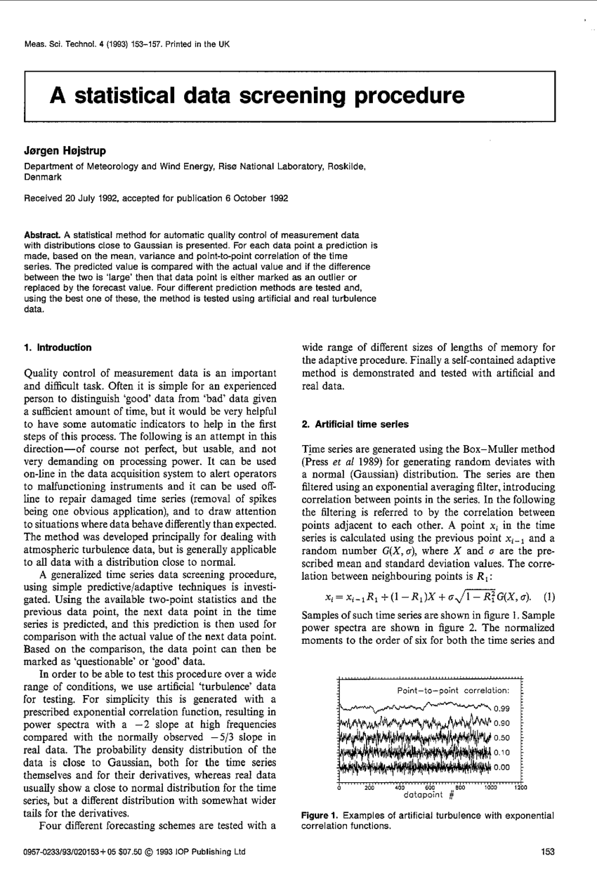 what is data screening in research