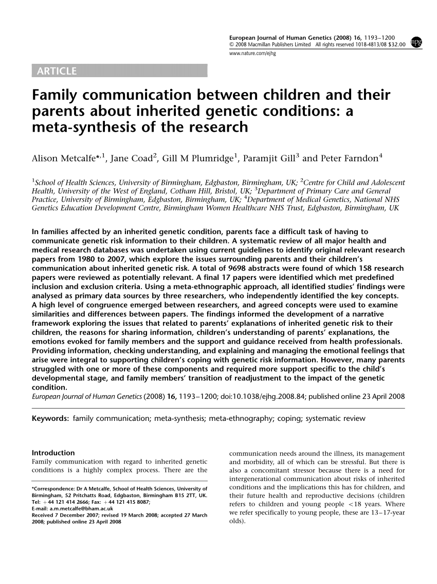 communicating with children and young people