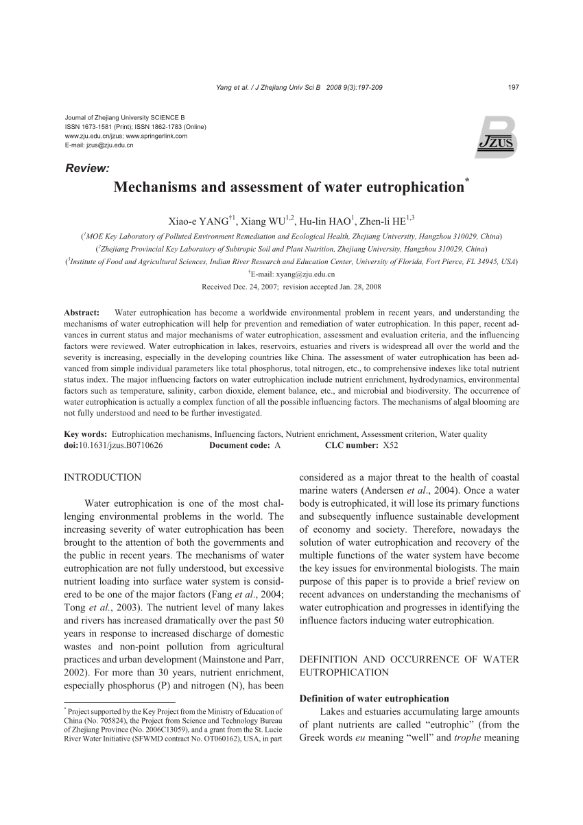 PDF) Investigating the use of macrophyte stable C and N isotopic ratios as  indicators of wetland eutrophication: Patterns in the P-affected Everglades