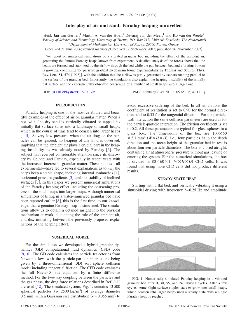 On a Peculiar Class of Acoustical Figures; and on certain Forms assumed by  groups of particles upon vibrating elastic Surfaces, MICHAEL FARADAY