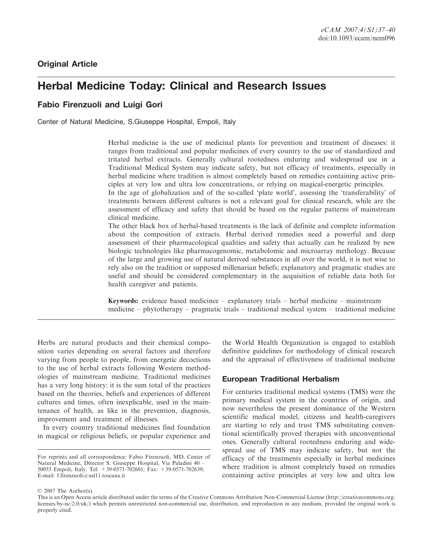 research article about medicine